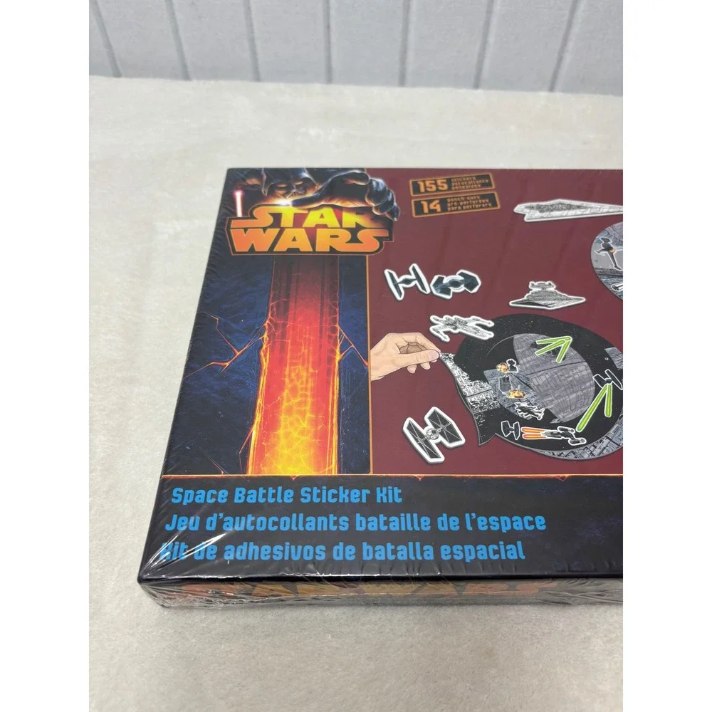 Star Wars Space Battle Sticker Kit Sandylion 155 Stickers 14 Punch-Outs Sealed